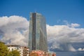 Modern headquarters building of the European Central Bank ECB