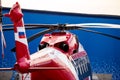 Modern helicopter close up Royalty Free Stock Photo