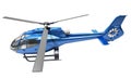Modern helicopter isolated Royalty Free Stock Photo