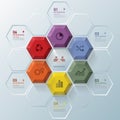 Modern Hexagon Business Infographic