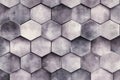 Modern hexagonal tiles pattern Royalty Free Stock Photo