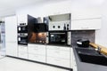 Modern hi-tek kitchen, clean interior design