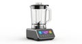 Modern high power kitchen blender with digital touchscreen display isolated on white background Royalty Free Stock Photo