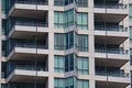 Modern high rise apartment building Royalty Free Stock Photo