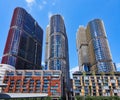 Modern High Rise Apartment Buildings, Barangaroo, Sydney, Australia Royalty Free Stock Photo
