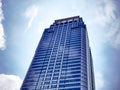 Modern High Rise Building Against Blue Sky Royalty Free Stock Photo