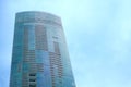 Modern high-rise buildings against a beautiful sky background Royalty Free Stock Photo