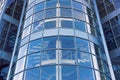 Modern high-rise office building close-up Royalty Free Stock Photo