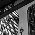 Modern High Rise Tower Block Office Buildings Victoria Street London Royalty Free Stock Photo