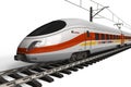 Modern high speed train