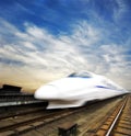 modern high speed train