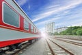 Modern high speed train Royalty Free Stock Photo