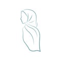 modern hijab Royalty Free Stock Photo