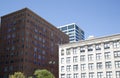 Modern and historic buildings in downtown Fort Worth Royalty Free Stock Photo