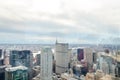 Modern and Historic Buildings Skyscrapers and Towers in Manhattan. New York City Skyline Royalty Free Stock Photo