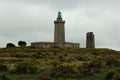 A Modern And A Historic Lighthouse At The Coast Of Cap Frehel Bretagne France Royalty Free Stock Photo