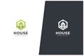 Home Real Estate Building Construction Vector Illustration Logo Royalty Free Stock Photo