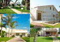 Modern home collage Royalty Free Stock Photo