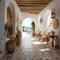 Hallway and entrance. Modern home entrance. interior of modern entrance hall.