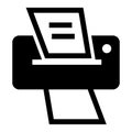 Modern home printer icon, simple style Royalty Free Stock Photo