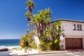 Manhattan beach california houses Royalty Free Stock Photo