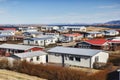 Modern Homes in Stykkisholmur, West Iceland Royalty Free Stock Photo