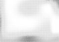 Modern horizontal halftone monochrome background with unevenly distributed dots of different size. Simple grunge