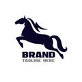 Modern horse flash logo