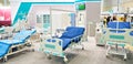 Modern hospital bed for bedridden patients