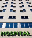 Modern Hospital Building - Medical Services Royalty Free Stock Photo