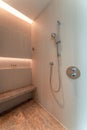 Modern hotel bathroom shower room