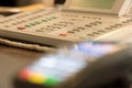 Modern hotel reception desk............ Royalty Free Stock Photo