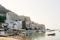 Modern hotels on the coast of Budva. Montenegro