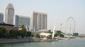 Modern hotels located at Marina Bays in Singapore