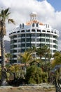 Modern hotels on Playa de Las Americas, Tenerife Royalty Free Stock Photo