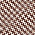 Modern houndstooth seamless pattern