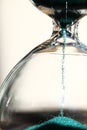 Modern Hourglass. symbol of time. countdown Royalty Free Stock Photo