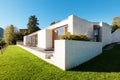 Modern house in cement Royalty Free Stock Photo