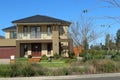 Modern house exterior design in Australia Royalty Free Stock Photo