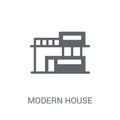modern house icon. Trendy modern house logo concept on white background from Real Estate collection Royalty Free Stock Photo