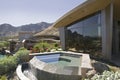 Modern House With Plunge Pool Royalty Free Stock Photo