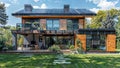Modern Marvel: Passive House Design Powered by the Sun, generative ai