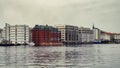 Modern houses in Bergen, Norway