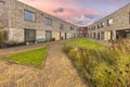 Modern houses with communal garden in the Netherlands