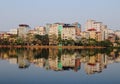 Modern houses at Tay Ho district in Hanoi, Vietnam