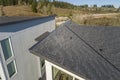 Rooftop view of townhomes.