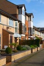 Modern housing development Royalty Free Stock Photo