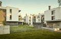 Modern housing development Royalty Free Stock Photo