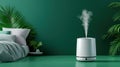 Modern Humidifier in a Minimalist Bedroom