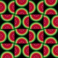 Modern icon abstract watermelon